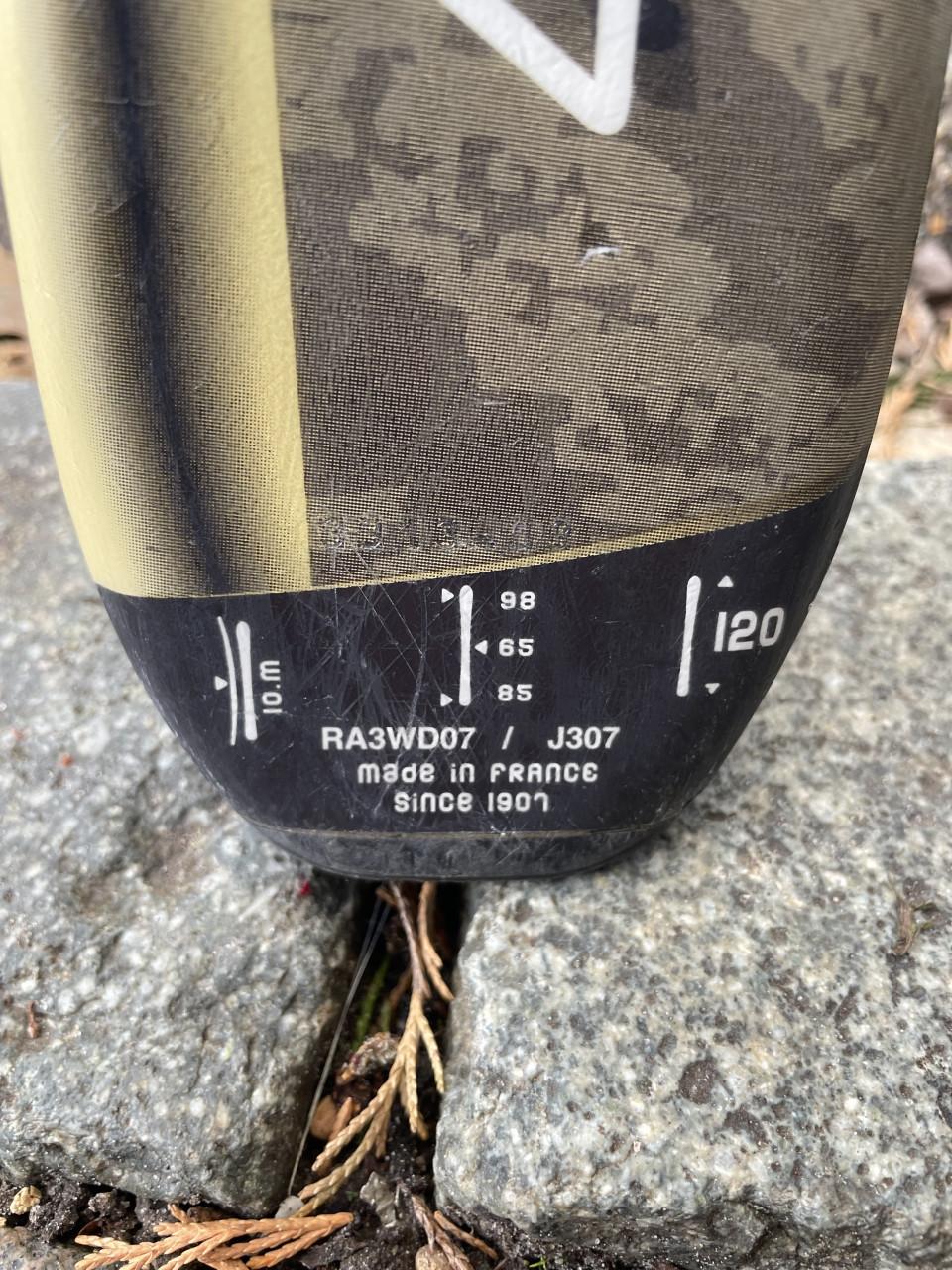 Rossignol kinderski 120cm incl verstelbare skistokken