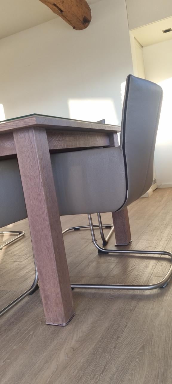 Houten eet / vergader tafel 360 cm lang