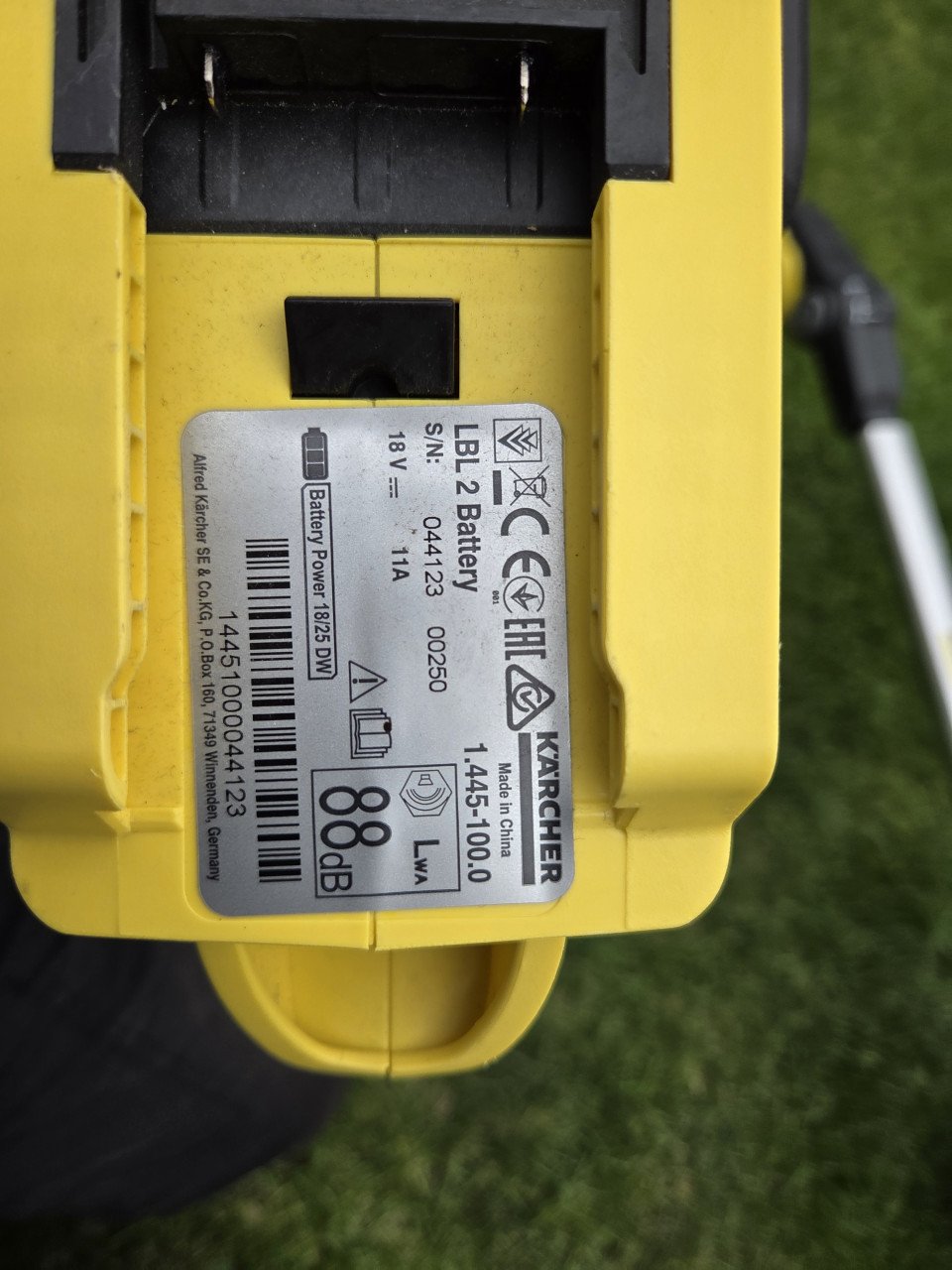 Karcher onkruidborstel op accu + bladblazer op accu (nieuw)
