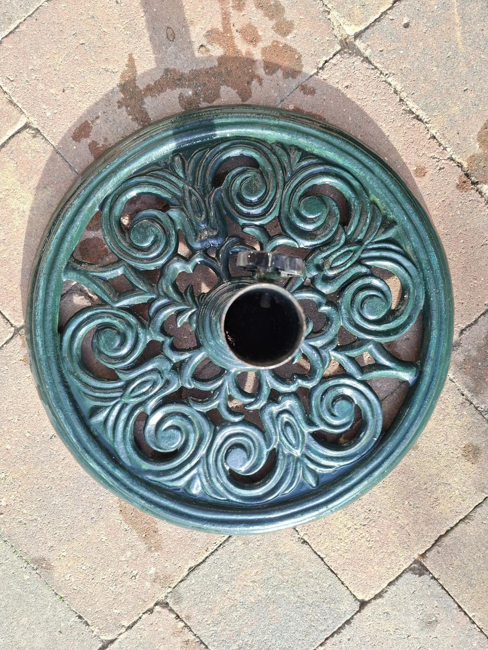 Gietijzeren parasolvoet