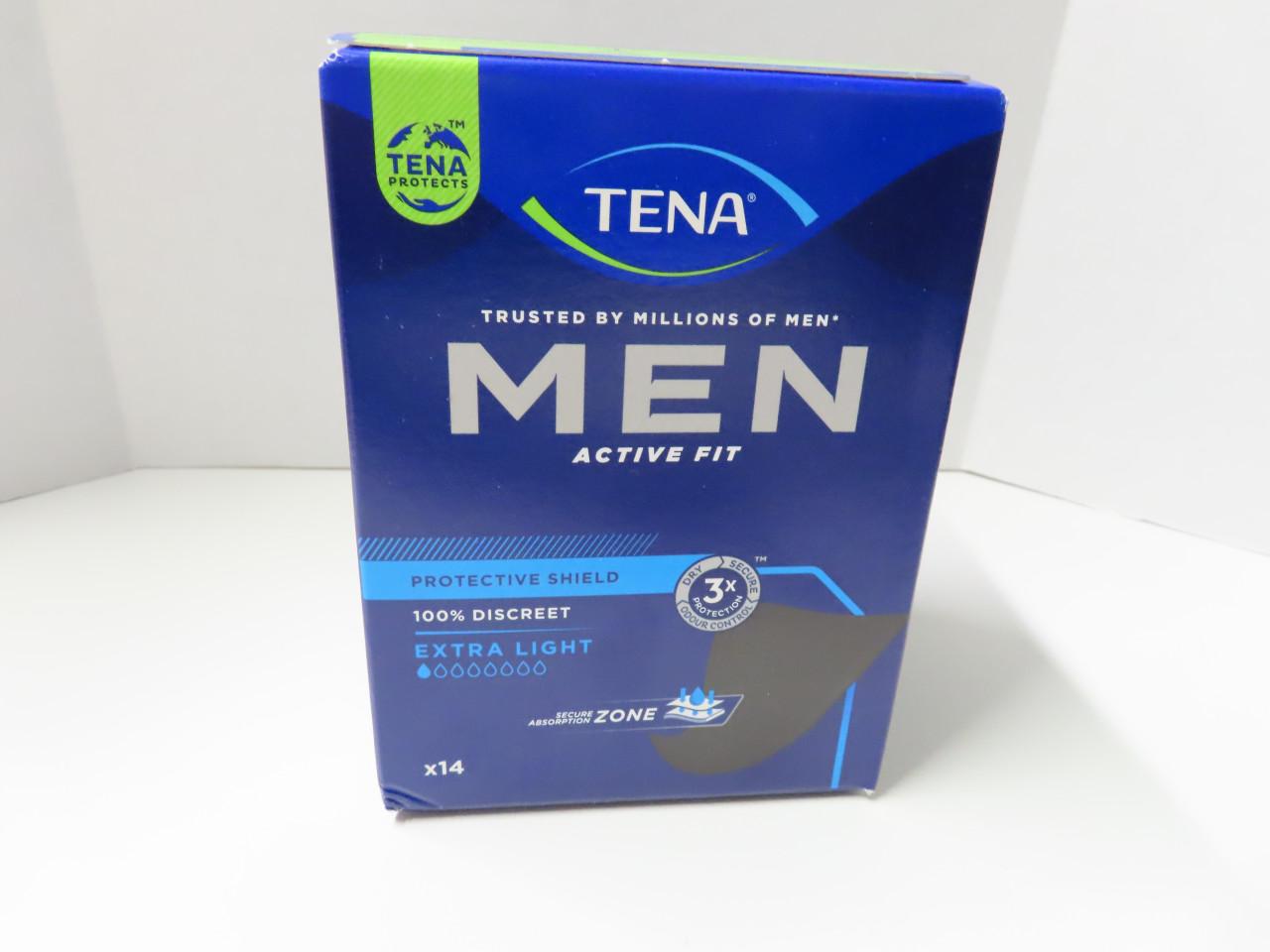 Tena Men active fit Doos van 14 stuks Extra light €.3,00