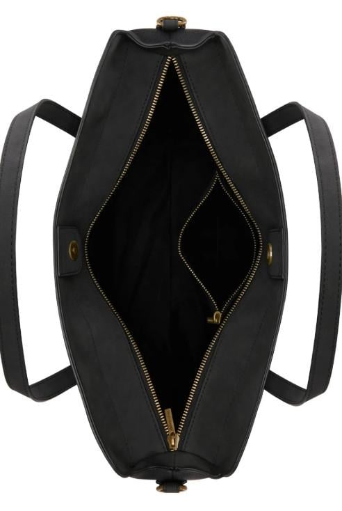 Violet Hamden Essential Bag Zwarte Schoudertas met 13 inch Laptopvak handta