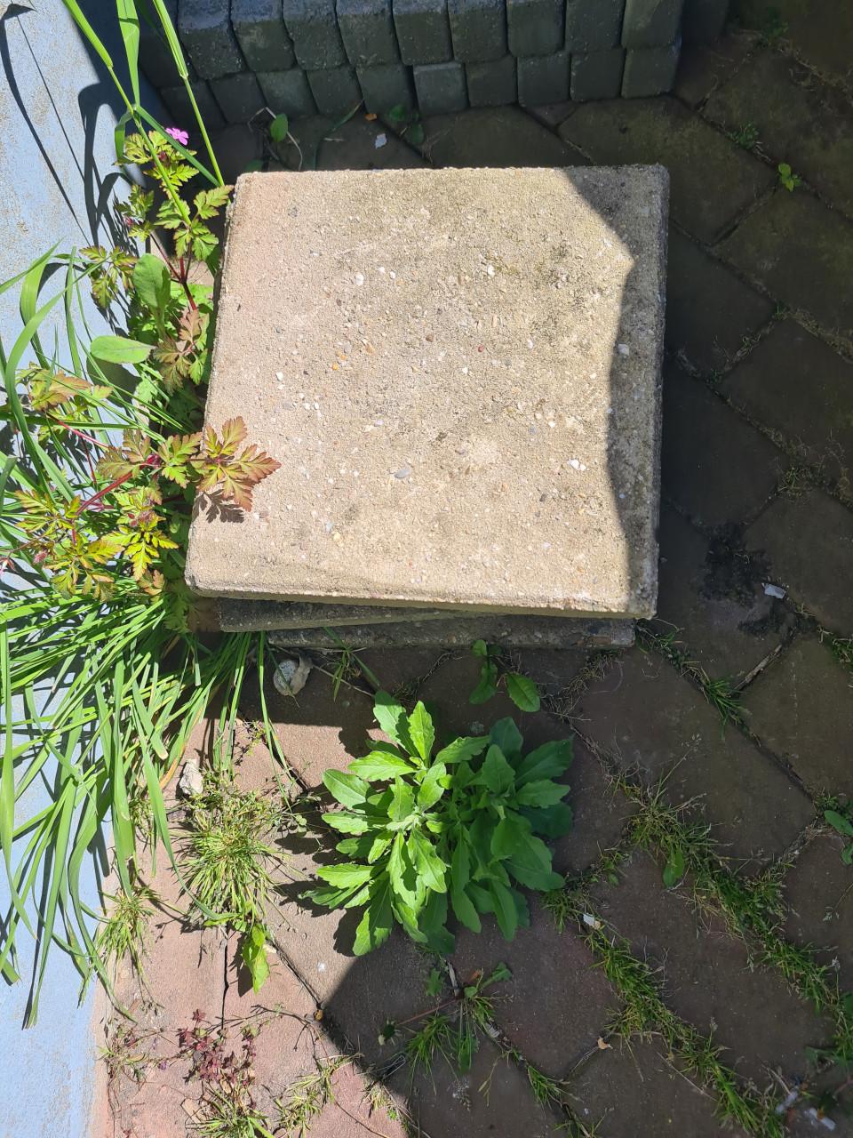 Gratis stoeptegels 4 stuks 30x30cm