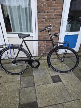Goed werkend heren fiets Batavus-28inch-Fr.maat 57cm- Traprem achter