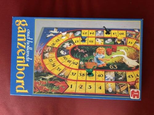 Ganzenbordspel oud hollands