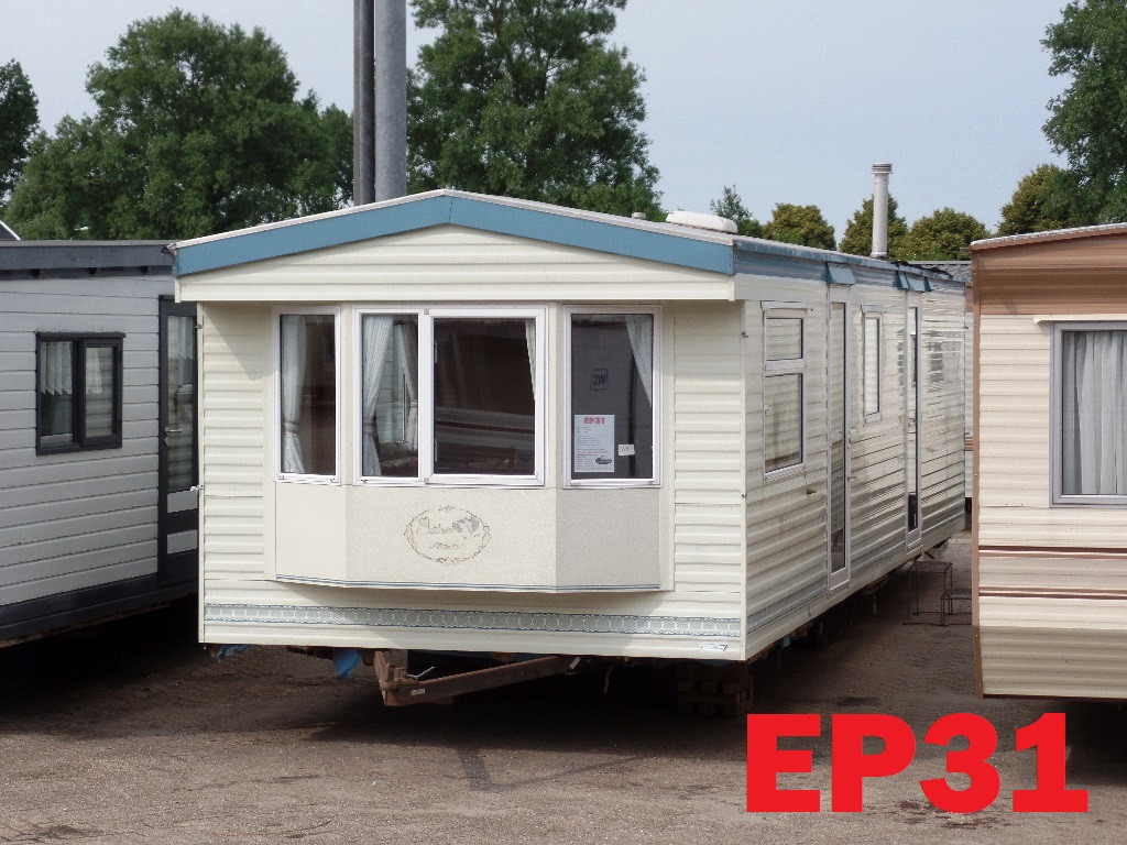 Diverse modellen ATLAS stacaravans met 2 of 3 slaapkamers tot 8 personen