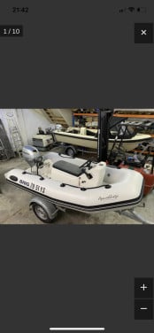 Bootje op trailer