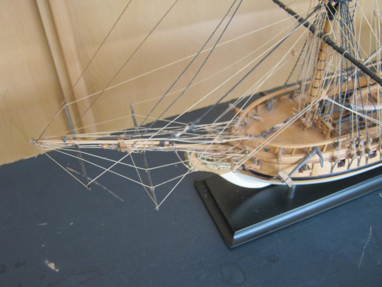 Scheepsmodel USS Rattlesnake.