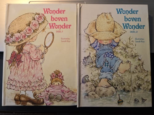 2 pop-up boekjes: Wonder boven wonder deel 1 + 2 1978