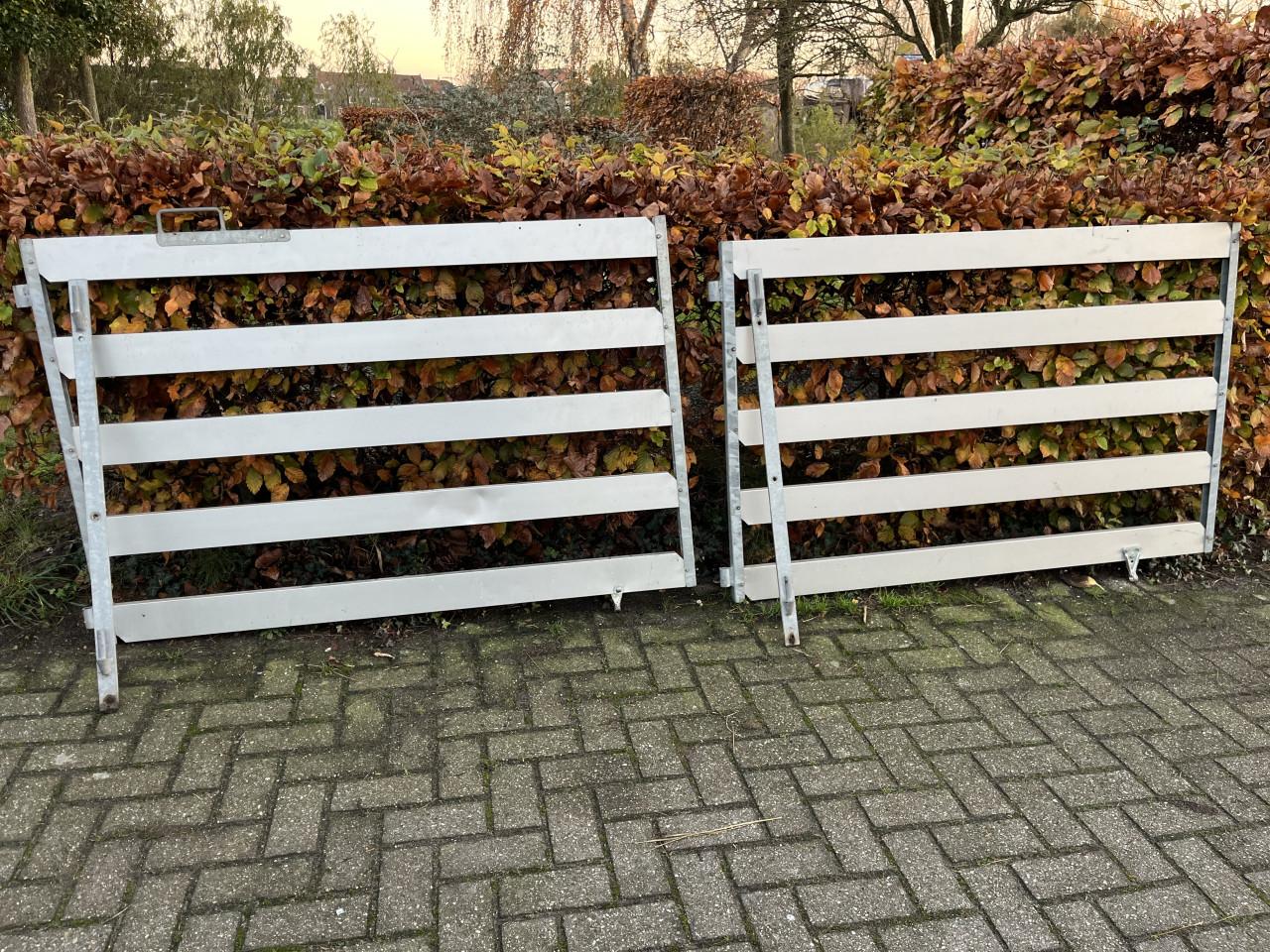 Aluminium kleinvee hekken inclusief scharnieren