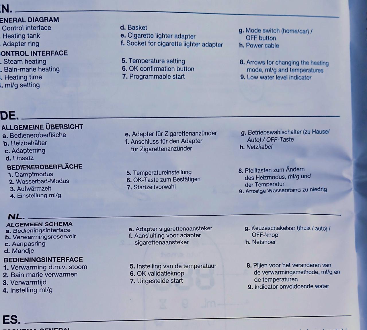 Flessenwarmer nutri smart + nieuwe flessenborstel BABY MOOV