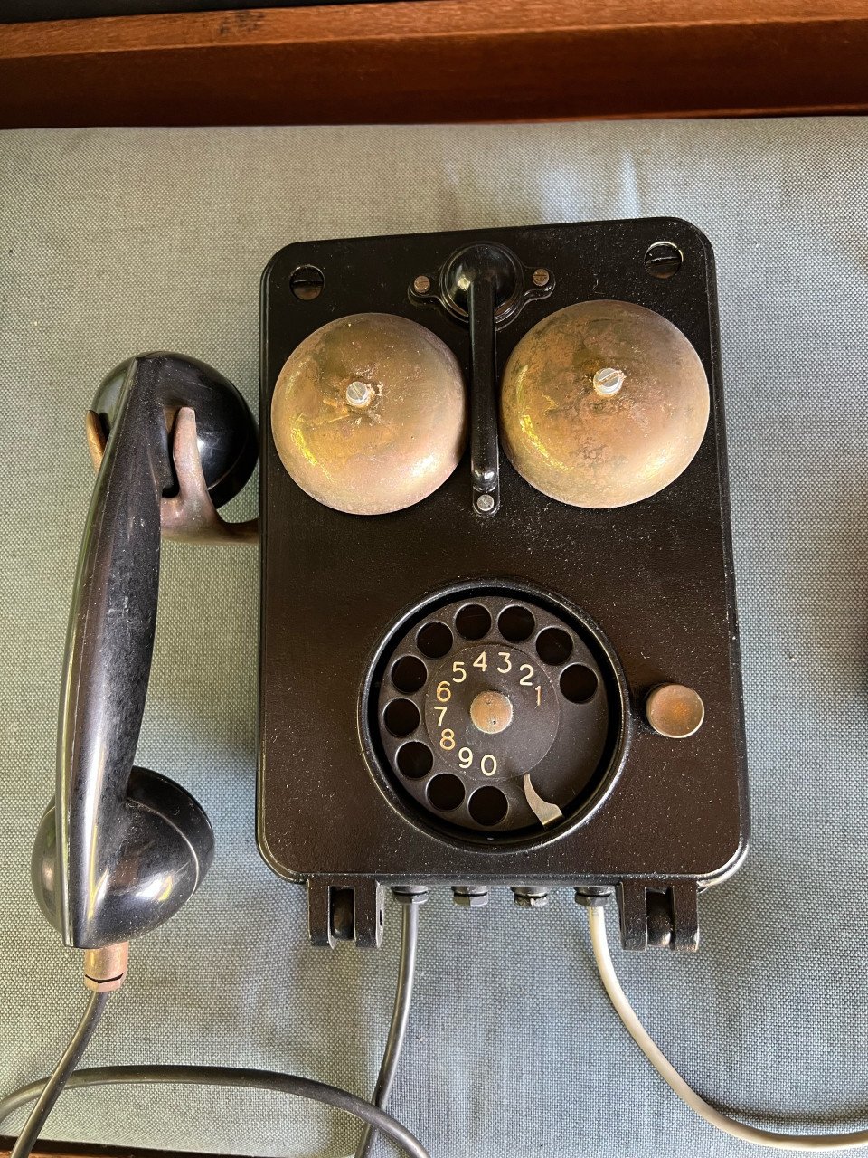 Telefoon, industriele, oud vintage
