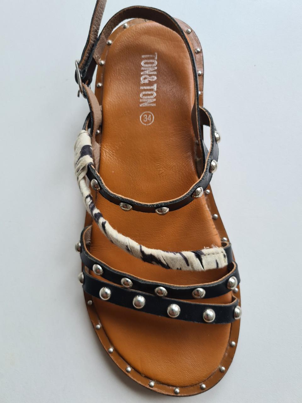Ton & Ton leren sandalen , nieuwstaat Maat 34