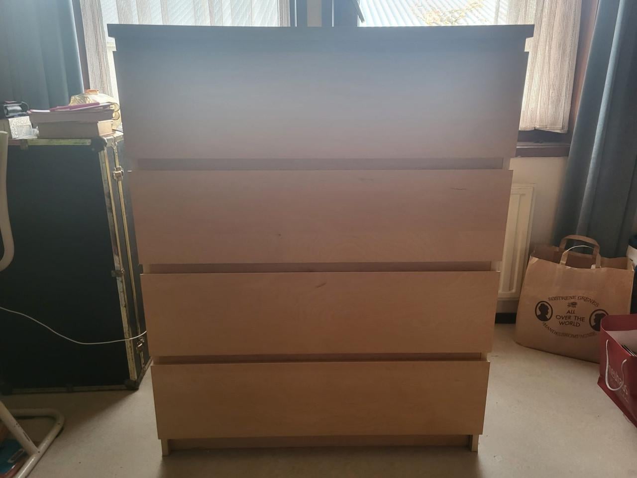 Ikea ladenkast Malm 4 laden
