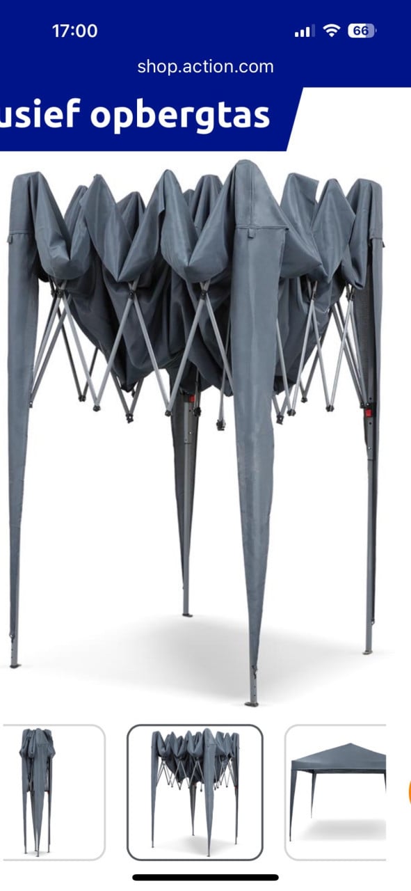 Partytent easy up