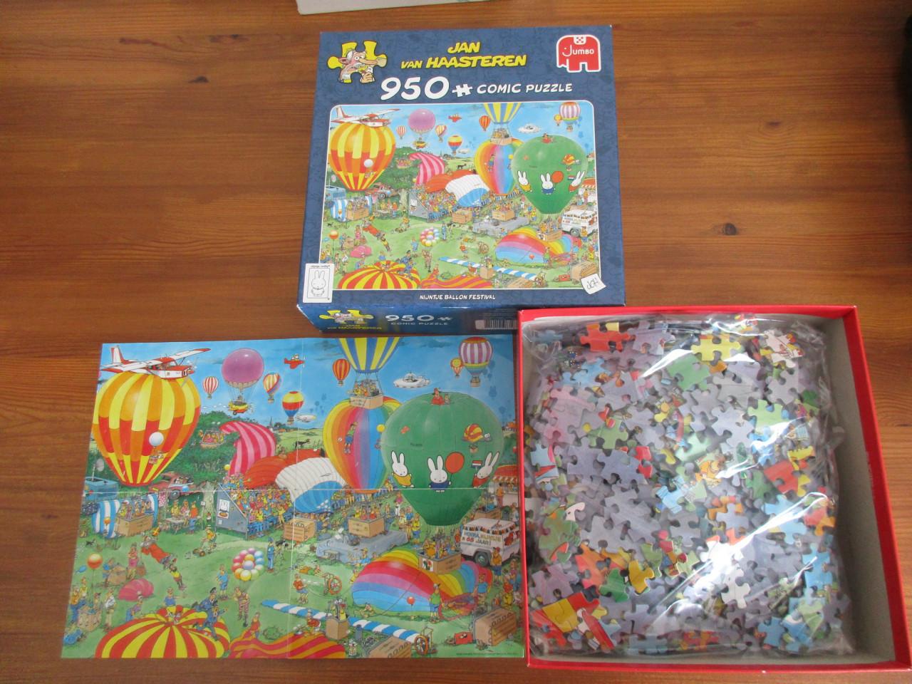 4 puzzels Jan van Haasteren 950 stukjes