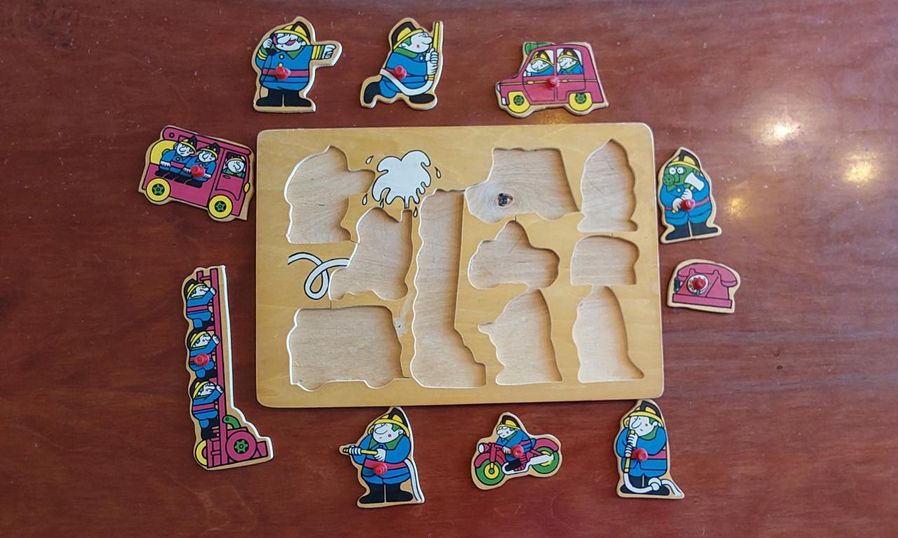 Puzzel van hout