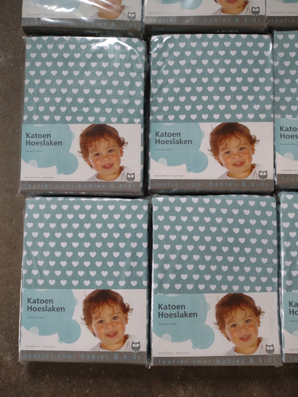 Mooie set, partij ledikant beddengoed nieuw. 60 x 120 cm.