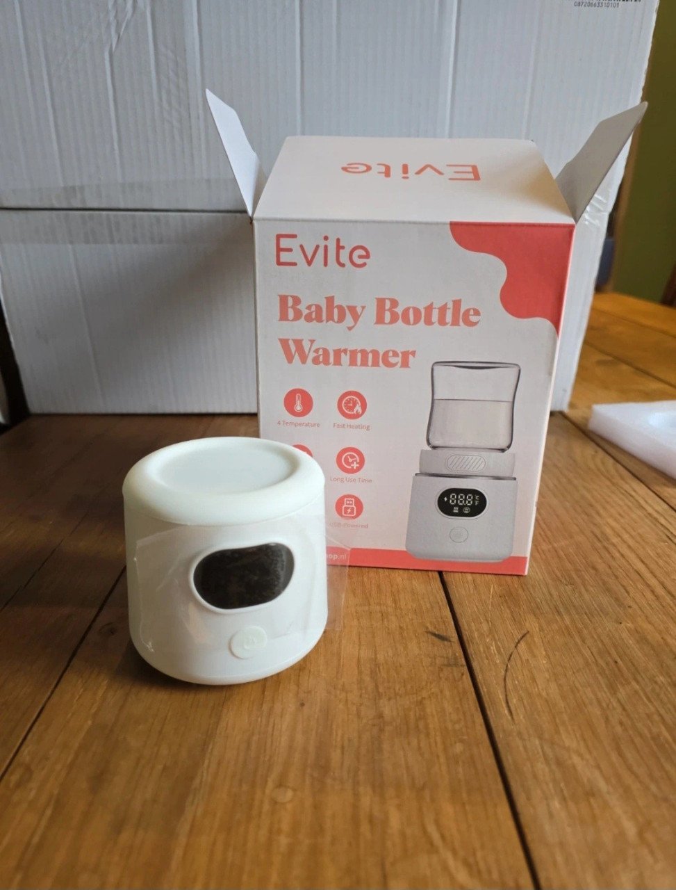 Draadloze flessenwarmer
