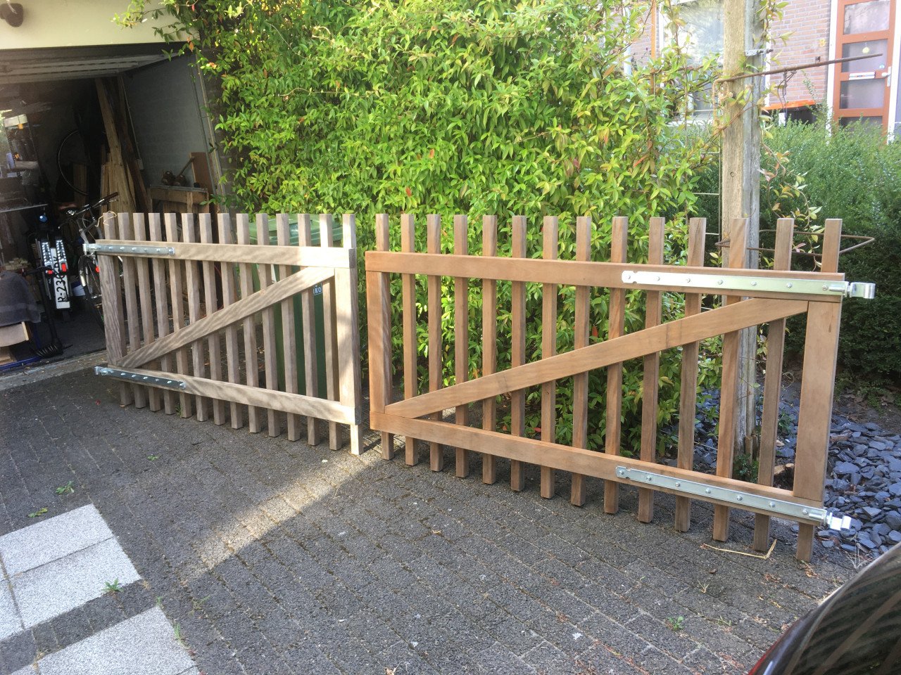 Weidehek te koop (hardhout)