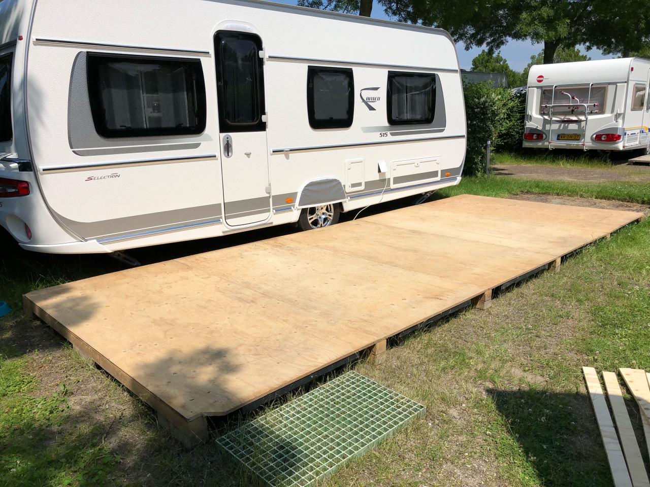 Voortent vloer voor caravan