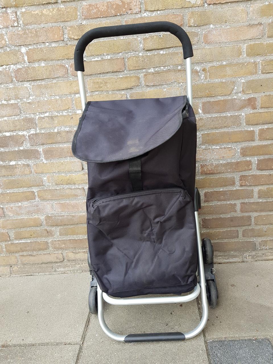 Boodschappen trolley tas met trapwielen