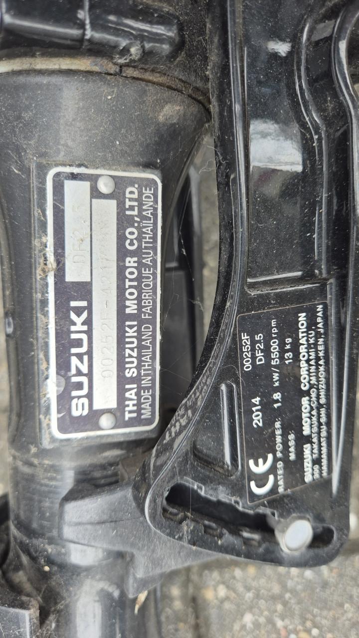 Suzamar DS 230 Air + Suzuki DF2.1 (juni geserviced)