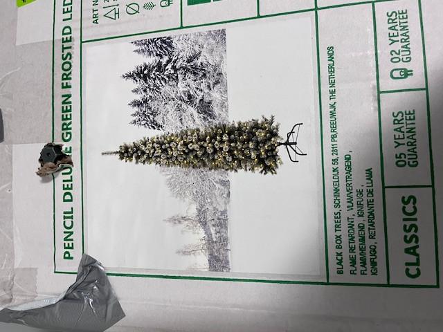 Kerstboom met verlichting