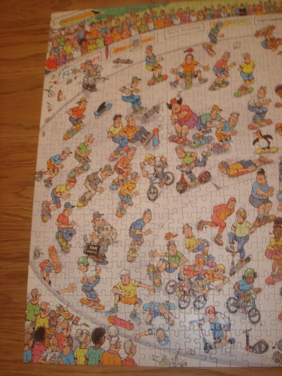 Te koop Complete Jan van Haasteren puzzel Skateboarden in de bowl