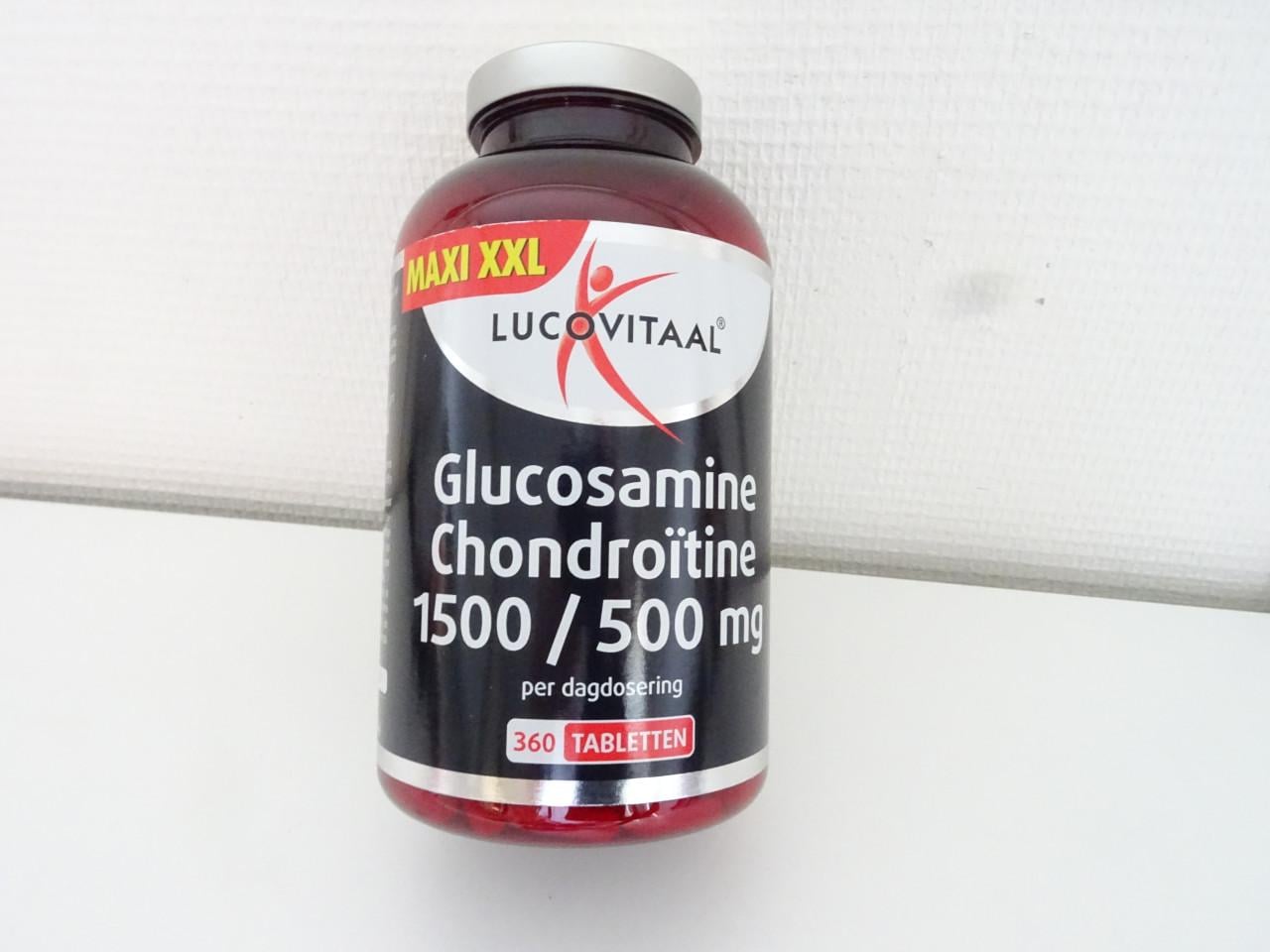 Lucovitaal Glucosamine Chondroïtine 1500/500mg Tabletten   360 stuks