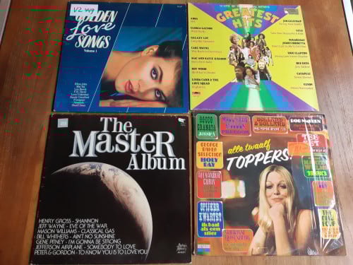 12 verzamel lp's pop