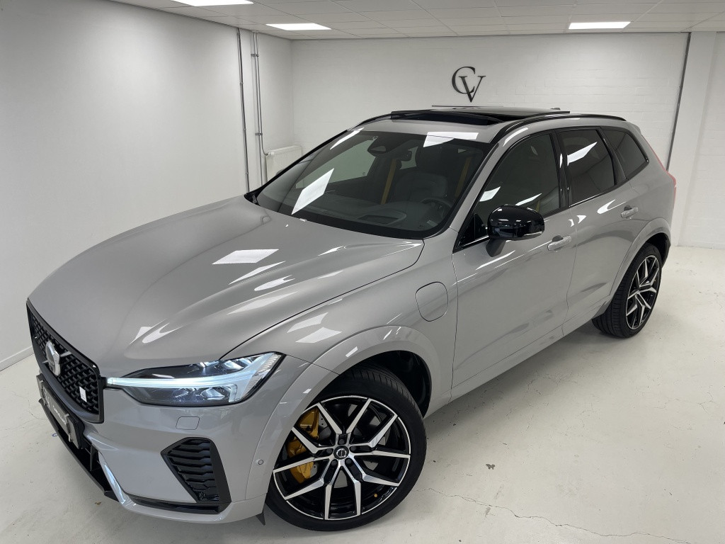 Volvo XC60 2.0 t8 awd polestar 455pk | silver dawn | long range | 360 camer
