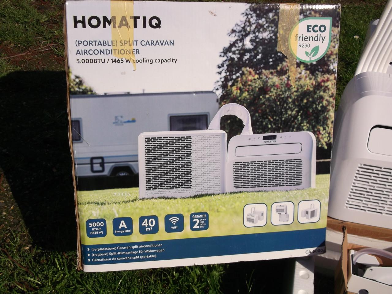 Homatiq CA-5000 caravan / camper split airco 5000btu !! met wifi