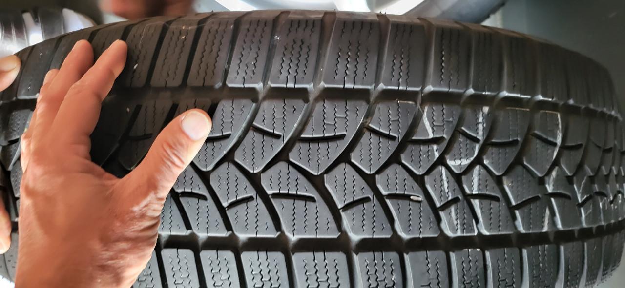 4 stuks velgen+Banden