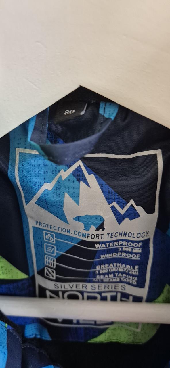 Vrolijk skipak maat 80 - fleece gevoerd