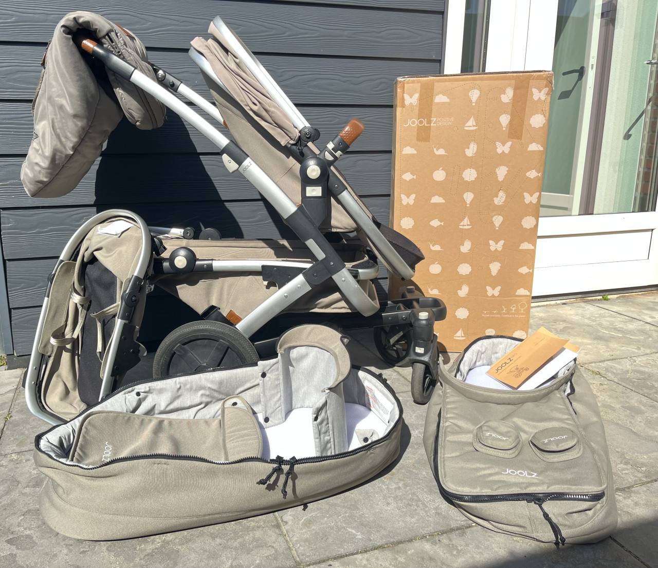 Joolz Geo2 Duo Twin Elephant Grey
