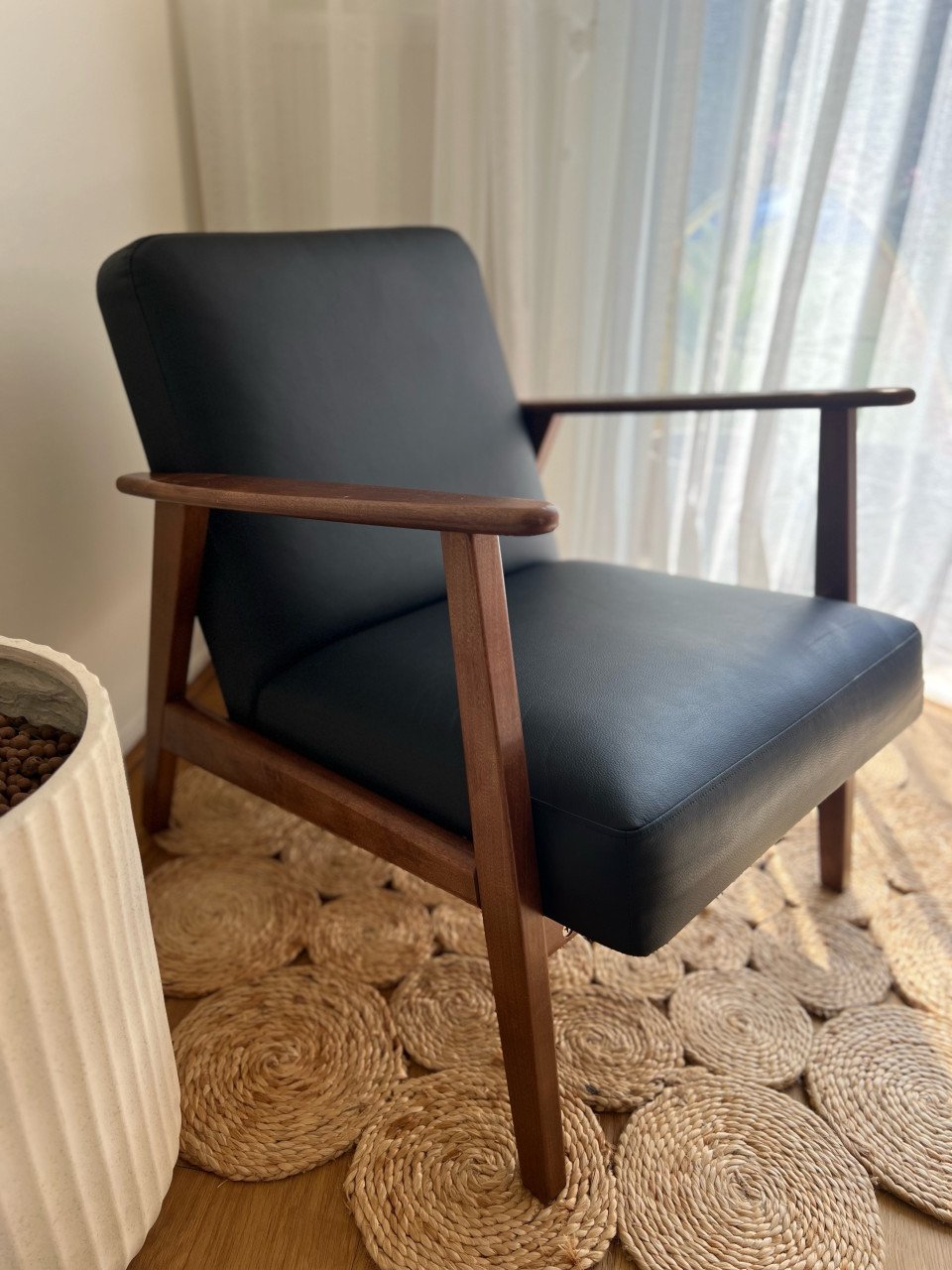 EKENÄSET Fauteuil, Jonsbyn zwart