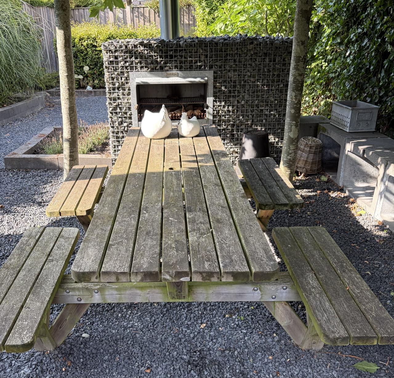 Picknicktafel hout