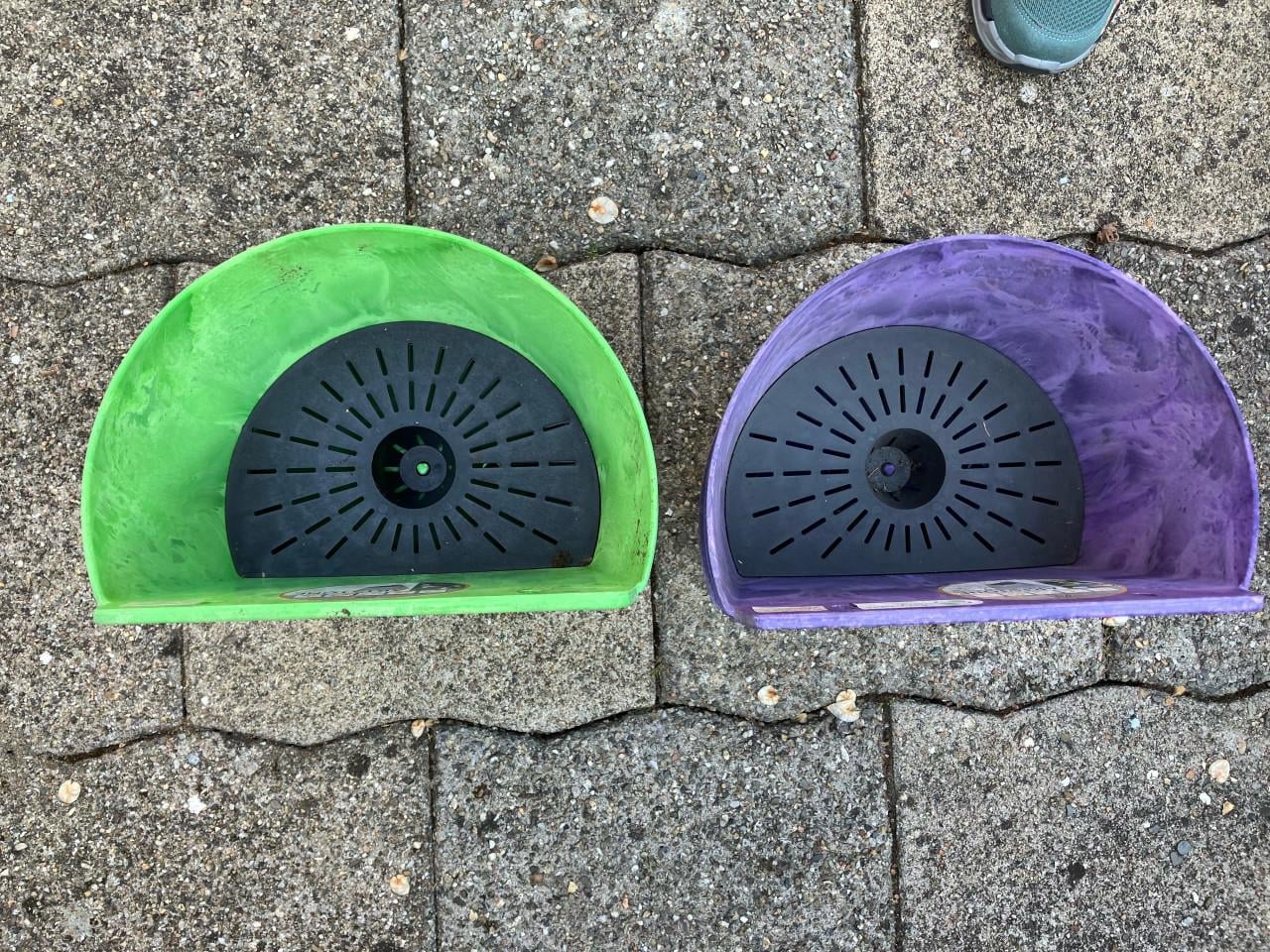 Artstone hang plantenbakjes 6 stuks