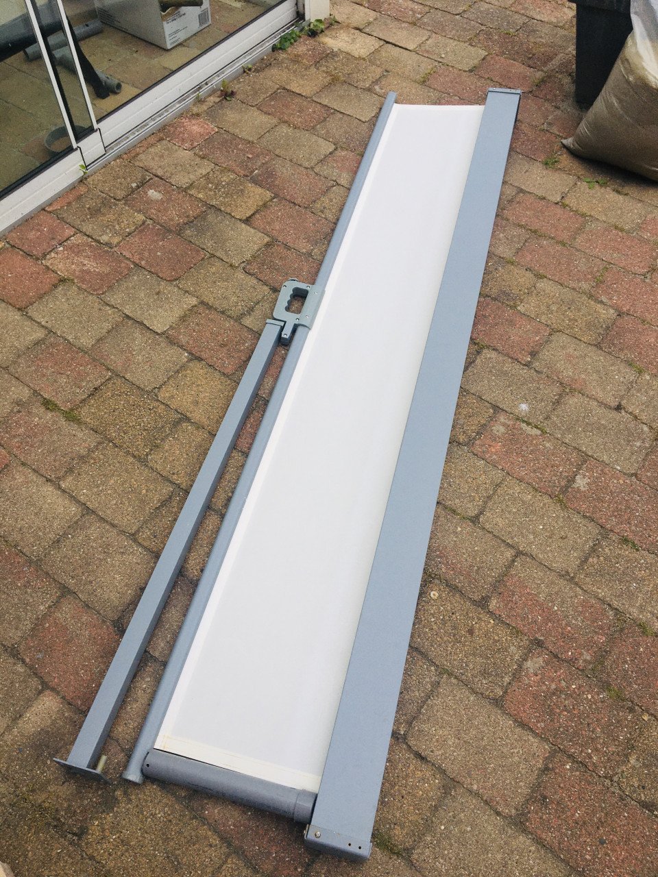 Uittrekbaar windscherm