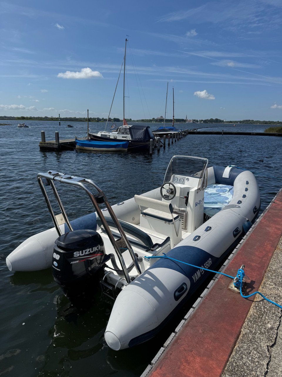 Rib Yam 550. Mooie rib met trailer