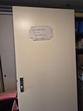 Binnendeuren opdek met sluitwerk