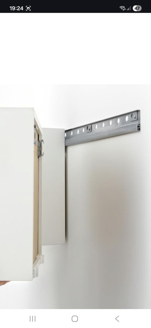 Nieuwe ikea metod ophangrail nog in verpakking