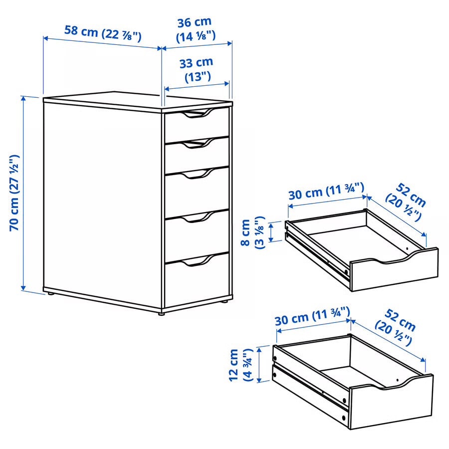 Alex laden lok van IKEA