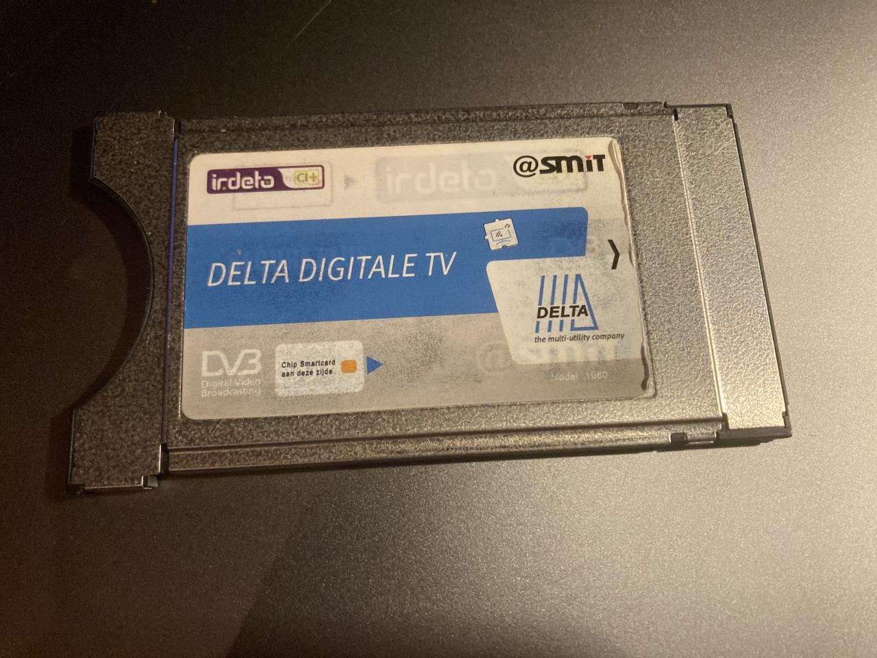 CI+ module met Delta smartcard