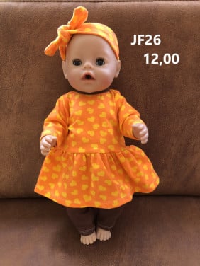 Baby born / babyborn set. Opbrengst KiKa. Poppenkleertjes.