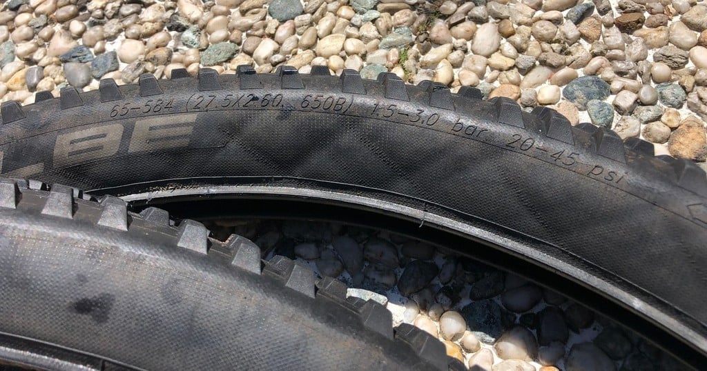 Mountainbike naven, velg 27,5, banden 2.6x27,5 en stuurpennen