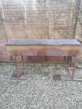 BBQ  rvs bak 150x35x25  - 77x33x22