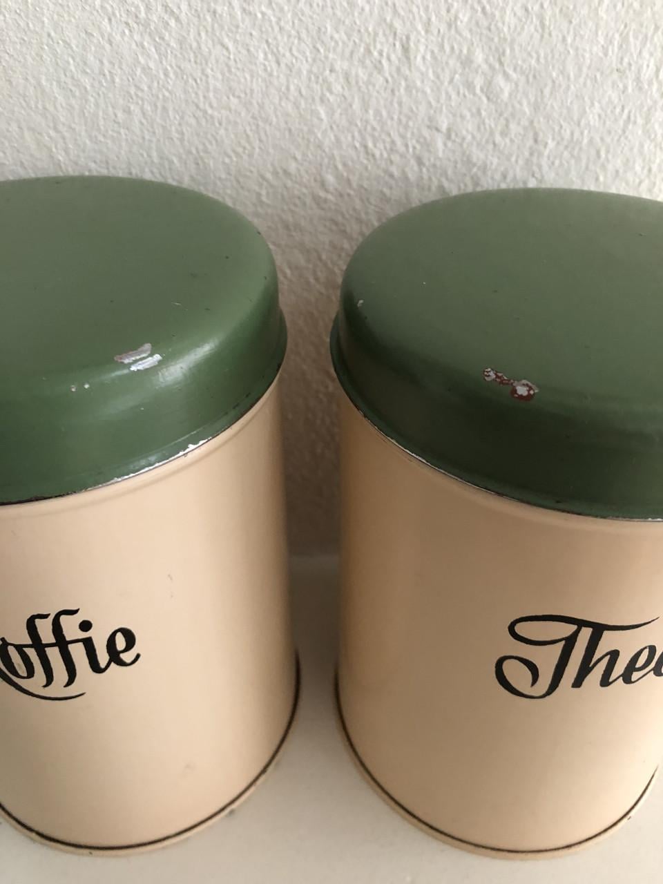 Set van 2 vintage voorraadbussen van Brabantia