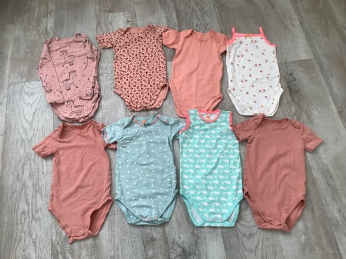 Z.g.a.n. Hema Meisjes Rompers - maat 98/104 - 8 stuks